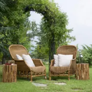 Bambus Stühle